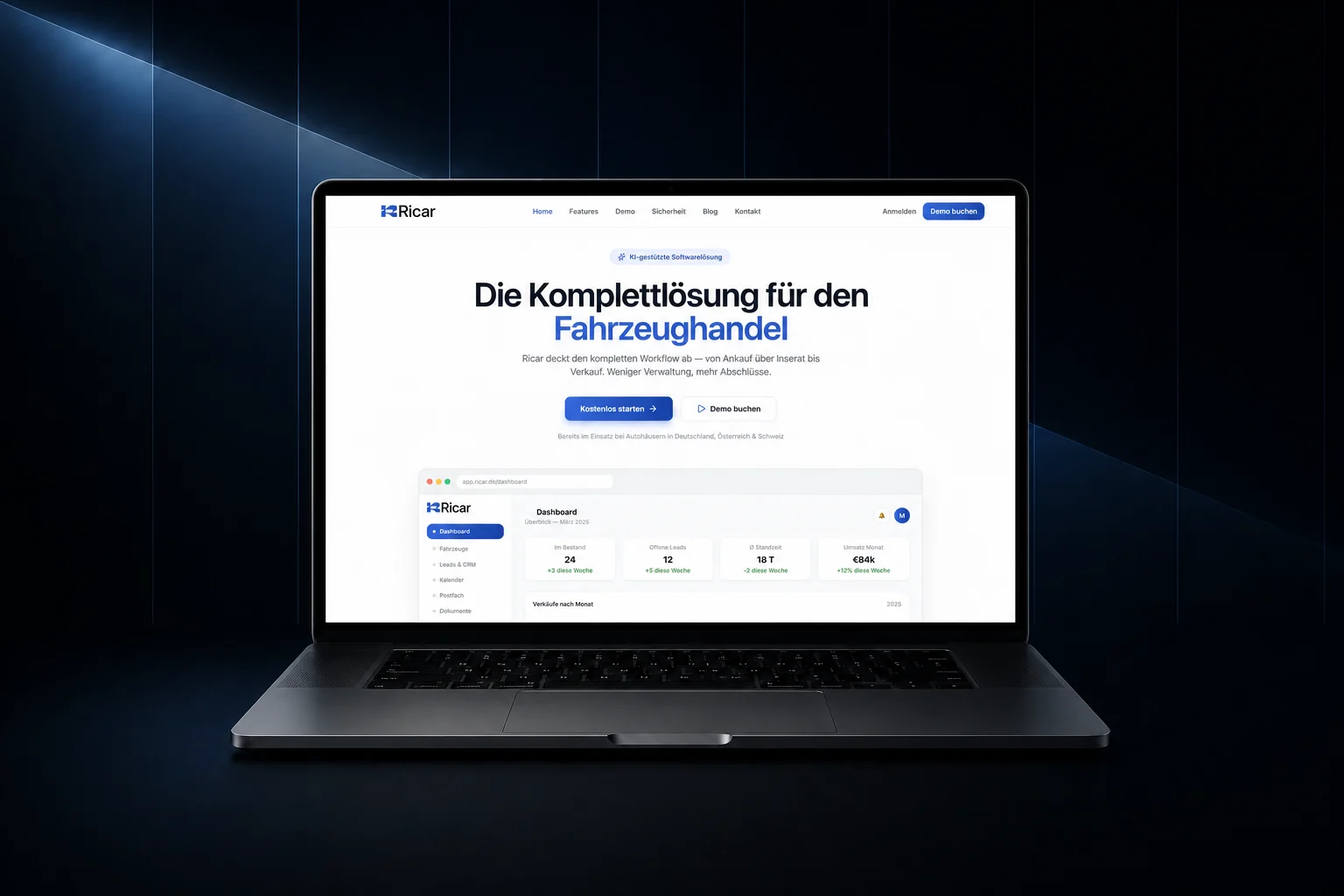 Ricar — Portfolio-Mockup